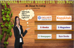 NATIONAL LIBRARY WEEK 2024: ST JOSEPH VAZ COLLEGE LAUNCHES VIRTUAL LIBRARY SERVICE