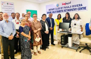 ROTARY CLUB OF PANAJI RIVIERA: FIRST GOVERNMENT DIABETIC RETINOPATHY CENTRE IN GOA GETS OPTICAL COHERENCE TOMOGRAPHY MACHINE