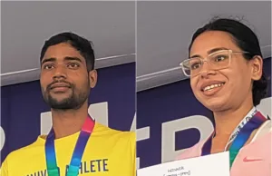 ANKIT YADAV & CHANDRASMITA HAZARIKA WIN 14TH SKF GOA RIVER MARATHON