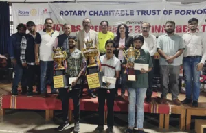 RITVIZ PARAB TOPS 3RD DURGA MOTORS OPEN RAPID CHESS TOURNAMENT