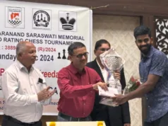 GOA’S NITISH BELURKAR CROWNED CHAMPION OF SHRI MAHESHWARANAND SARSWATI MEMORIAL OPEN RAPID RATING CHESS TOURNAMENT