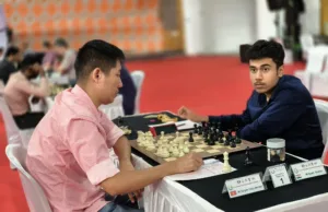IM AYUSH SHARMA, GM SETHURAMAN S.P. & IM SLIZHEVSKY ALEXANDER SHARE LEAD; LOCAL BOY ETHAN VAZ STAYS IN THE HUNT