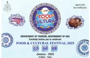 GOA FOOD & CULTURAL FESTIVAL 2025 FROM JANUARY 3