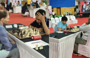 MANOHAR PARRIKAR GOA INTERNATIONAL OPEN GM CHESS: DIPTAYAN, BORIS, NGUYEN, SETHURAMAN IN JOINT-LEAD WITH 2 POINTS, GOA’S ETHAN, RITVIZ ON 1.5 POINTS