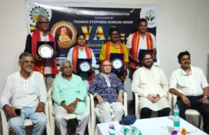 विवेकानंद एंजल अवॉर्ड्सचे दुसरे आवृत्तीत नमन धावस्कर, दुर्गादास परब, व्हिक्टर गोम्स, संदीप परब हांचो सत्कार