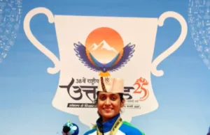 38TH NATIONAL GAMES: BHUVANESHWARI JADHAV CLINCHES HISTORIC GOLD MEDAL IN KALARIPAYATTU FOR GOA