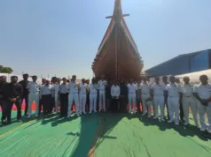 LAUNCHING CEREMONY STAGED FOR INDIA’S FIRST-OF-ITS-KIND ‘ANCIENT STITCHED SHIP’