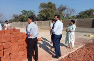 KUNBI VILLAGE: HANDICRAFTS, TEXTILE, & COIR SECRETARY SUNEEL ANCHIPAKA & MD DR. AJAY GAUDE REVIEW PROGRESS OF WORK