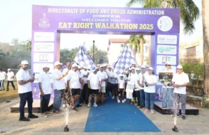 OVER 750 PEOPLE PARTICIPATE IN ‘EAT RIGHT WALKATHON 2025’ AT MARGAO