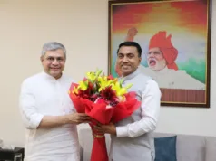 CM DR PRAMOD SAWANT & RAILWAYS MINISTER ASHWINI VAISHNAW DISCUSS INITIATIVES TO ENHANCE RAILWAY OPERATIONS IN GOA