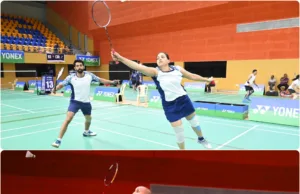 INDIAN MASTERS BADMINTON NATIONALS: GOA’S SANDHYA, LEENA, BETTY, GOVIND STORM INTO PRE-QUARTERS
