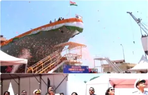 GOA SHIPYARD LAUNCHES FRIGATE ‘TAVASYA’, A MONUMENTAL LEAP IN INDIA’S INDIGENOUS WARSHIP-BUILDING