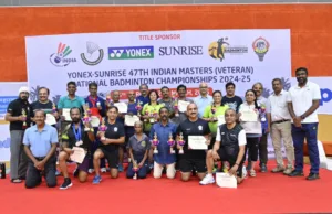 47TH INDIAN MASTERS BADMINTON NATIONALS: GOA’S MANJU KHANDEPARKAR, TANAJI SAWANT, PRADEEP DHOND QUALIFY FOR BWF WORLD CHAMPIONSHIPS