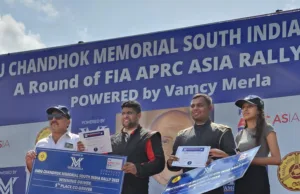 GOA’S VAIBHAV MARATHE BAGS 5TH PLACE AT ASIA PACIFIC RALLY CHAMPIONSHIP – INDIA ROUND