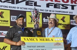 GOA’S TOP RALLY DRIVER VAIBHAV MARATHE EXCELS AT CHIKMAGALUR GRAVEL FEST 2025