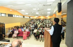 CHIEF MINISTER INTERACTS WITH DEMPO COLLEGE STUDENTS ON VIKSIT BHARAT 2047