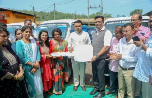MOLBIO DIAGNOSTICS DONATES 10 ELECTRIC GARBAGE COLLECTION VEHICLES TO SANKHALI MUNICIPAL COUNCIL