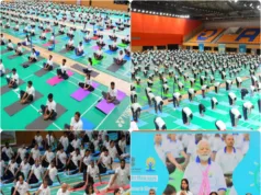 650 PARTICIPANTS DEMO OF COMMON YOGA PROTOCOL FORMS THE HIGHLIGHT OF IDY 2025 CELEBRATION BY ALL INDIA INSTITUTE OF AYURVEDA GOA