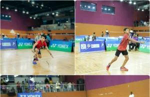 YOUNG GOAN SHUTTLERS AMAIRA, SAMARTH, VISHWA SHINE ON OPENING DAY OF ALL INDIA U-13 TOURNAMENT AT NAVELIM