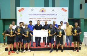 PANAJI MORNING STARS’ 1ST MULTI-STATE MASTERS TT CHAMPIONSHIP CONCLUDES WITH THRILLING FINALE, MAHARASHTRA’S TOSS ACADEMY EMERGE CHAMPIONS