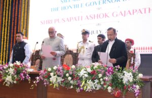 PUSAPATI ASHOK GAJAPATHI RAJU TAKES OATH AS GOVERNOR OF GOA