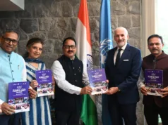 INTERNATIONAL PURPLE FEST GOA 2025 BROCHURE RELEASED AT UN HOUSE IN NEW DELHI