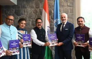 INTERNATIONAL PURPLE FEST GOA 2025 BROCHURE RELEASED AT UN HOUSE IN NEW DELHI
