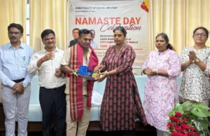 CCP ‘SAFAI KARMACHARIS’ FELICITATED AT ‘NAMASTE DAY’ CELEBRATIONS