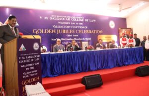 V. M. SALGAOCAR COLLEGE MARKS GOLDEN JUBILEE AS CJI BHUSHAN GAVAI HAILS PIONEERING INITIATIVES