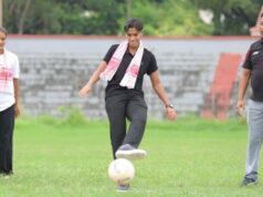 WORK HARD & ONLY THINK ABOUT FOOTBALL, INDIA STAR MANISHA KALYAN ADVISES U13 GIRLS