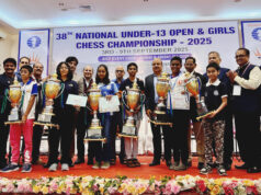 38TH NATIONAL UNDER-13 CHESS: SHAUNAK BADOLE & DEEKSHITHA MODIPALLI CLINCH TITLE