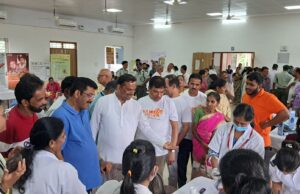 SWASTH NARI SASHAKT PARIVAR ABHIYAAN: HEALTH CAMP AT MAYEM GETS ENTHUSIASTIC RESPONSE ON SUNDAY