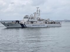ICGS AKSHAR: GOA SHIPYARD LIMITED HANDS OVER STATE-OF-THE-ART FAST PATROL VESSEL TO INDIAN COAST GUARD