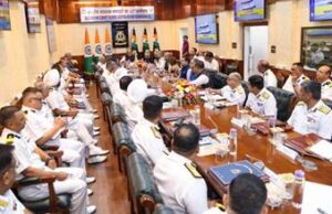 ICG COMMANDERS’ CONFERENCE: RAKSHA MANTRI CALLS FOR FUTURISTIC ROADMAP, TECHNOLOGICAL VIGILANCE, & INDIGENOUS STRENGTHENING OF MARITIME SECURITY