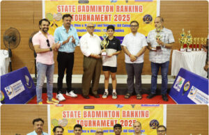 BPS STATE RANKING BADMINTON: SHAHEEN WINS DOUBLE CROWN WITH ASWIN & RITIKA; ARJUN, SUFIYA, YASMIN, SHREYA BAG TITLES