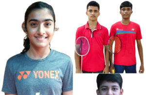 TOP YOUNG STARS SHAHEEN, RITIKA, SUFIYA, ASWIN, NISHANT, ARJUN SET FOR STATE BADMINTON RANKING SEASON FINALE