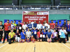 NISHANT SHENAI & ANJANA KUMARI  CROWNED CHAMPIONS AT STATE BADMINTON RANKING TOURNAMENT