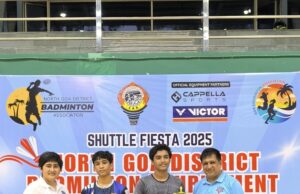 NORTH DISTRICT BADMINTON: ALOISIUS & VANSH, JEWEL & SAMPURNA CLINCH TITLES