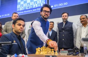 FORMER SPORTS MINISTER ANURAG SINGH THAKUR LAUDS AICF’s ROLE IN ACCELERATING CHESS DEVELOPMENT IN INDIA