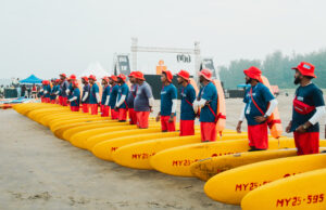 IRONMAN 70.3 GOA: DRISHTI MARINE LIFESAVERS PUT AI BOTS, HI-TECH GEAR TO USE