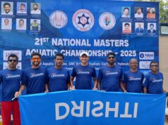TEAM DRISHTI MARINE BAGS IMPRESSIVE MEDAL HAUL AT 21ST NATIONAL MASTERS SWIMMING CHAMPIONSHIP 2025