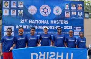 TEAM DRISHTI MARINE BAGS IMPRESSIVE MEDAL HAUL AT 21ST NATIONAL MASTERS SWIMMING CHAMPIONSHIP 2025