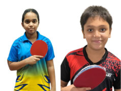 ISHITA COLASO & CHANDAN CARO POISED FOR A SWEEP AT LATE MANOHAR SAWKAR GOA STATE TABLE TENNIS TOURNAMENT