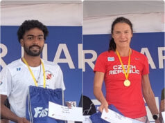 PETRA PASTOROVA & NILESH KULAYE TOP 15th SKF GOA RIVER MARATHON