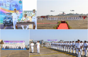 INDIAN NAVY COMMISSIONS SECOND MH-60R HELICOPTER SQUADRON INAS 335 AT INS HANSA IN GOA