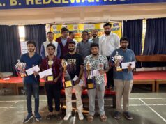 INTERNATIONAL MASTER NITISH BELURKAR TOPS DURGA MOTORS RAPID CHESS TOURNAMENT
