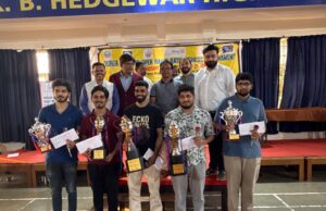 INTERNATIONAL MASTER NITISH BELURKAR TOPS DURGA MOTORS RAPID CHESS TOURNAMENT