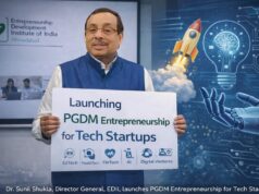 EDII ANNOUNCES PGDM ENTREPRENEURSHIP FOR TECH STARTUPS IN BENGALURU