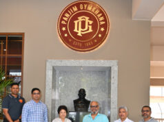 FAMILY MEMBERS OF BHAUSAHEB BANDODKAR DELIGHTED AT PANJIM GYMKHANA’S REMARKABLE DEVELOPMENT