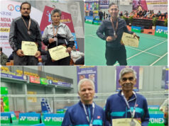 ALL-INDIA MASTERS BADMINTON: KUDCHADKAR, DHOND, TANAJI, MANJU CLINCH MEDALS